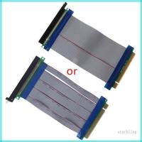 ราคา Star PCI สําหรับ Express 16X อะแดปเตอร์สายเคเบิลแบบยืดหยุ่น PCIe 16X ถึง PCI E 16X Riser Extender (48300915345)