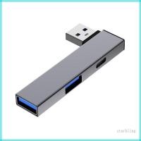ราคา Star อลูมิเนียมขนาดกะทัดรัด USB3 0 Hub USB Expander USB to Type C และฮับพอร์ต USB คู่สําหรับการเชื่อมต่ออุปกรณ์อเนกประสงค์ (44122890933)