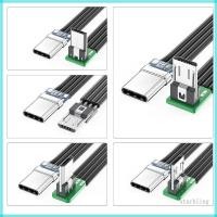 ราคา Star สั้น FFC USBC แบนบางริบบิ้น FPC สาย USB TypeC 90 องศา MicroUSB สําหรับข้อมูลและชาร์จ (42076162561)