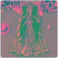 ราคา ชุดเดรสแม็กซี่ยาว ผ้าชีฟอง ทรงหลวม พิมพ์ลาย สไตล์โบฮีเมียน แฟชั่นฤดูใบไม้ผลิ และฤดูร้อน สําหรับผู้หญิง (43973825146)