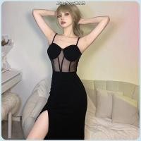 ราคา ชุดเดรสเซ็กซี่ ชุดเดรสสาวอวบ Dark Pure Desire Royal Sister ตาข่ายเย็บชุดสลิงหญิงเซ็กซี่แยกเอวแคบกระโปรงสะโพกอินเทรนด์ (42423013258)