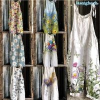 ราคา COD ชุดจั๊มสูท ขากว้าง ทรงหลวม พิมพ์ลายดอกไม้ สไตล์วินเทจ สําหรับผู้หญิง (26117919794)