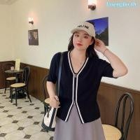 ราคา Plus size เสื้อผ้าสาวอวบ เสื้อยืดสาวอวบอ้วน ไซส์ใหญ่ ผู้หญิง เสื้อไหมพรม ทรงหลวม แขนสั้น คอวี สีขาว ฤดูร้อน สไตล์เกาหลีแฟชั่น (29369661763)