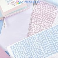 ราคา Yeahyoudo 3 แผ่นสติ๊กเกอร์เกาหลีสติ๊กเกอร์ตกแต่งสติ๊กเกอร์วารสารสติ๊กเกอร์ตัวอักษร (47502150879)