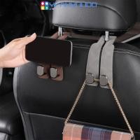 ราคา Yeahyoudo Leather Car Seat Hook Auto Seat Hanger สําหรับจัดระเบียบกระเป๋า Coat In Vehicles (55652135224)