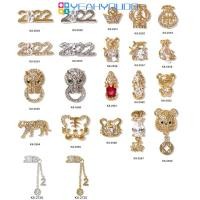 ราคา Yeahyoudo 2022 ปีใหม่เล็บCharmsเพทายจี้เสือโชคดีเงินกระเป๋าตกแต่งเล็บ (41504996617)
