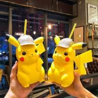 ราคา สุดน่ารักนักสืบ Pikachu ถ้วยน้ําภาพยนตร์อะนิเมะฟางถ้วยถ้วยน้ํา Pikachu ถ้วย Weibo สไตล์เดียวกัน (40974326591)