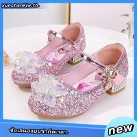 ราคา รองเท้าส้นสูงสําหรับเด็กสาวเจ้าหญิงรองเท้าแช่แข็งเด็กคริสตัลสาวรองเท้า (56251055437)