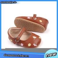 ราคา รองเท้าแมรี่เจน ส้นเตี้ย หนัง PU ปักลายดอกไม้ สไตล์เจ้าหญิง สําหรับเด็กผู้หญิง (54201522680)