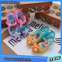 ราคา 2024 ใหม่ Melissa Melissa Little Mermaid Princess รองเท้าแตะปากปลารองเท้าเดียวรองเท้าชายหาดสาวหอม (29722253271)