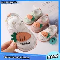 ราคา รองเท้าแตะ พื้นนิ่ม ลายแครอท มีเสียง สําหรับเด็กวัยหัดเดิน (28862544490)