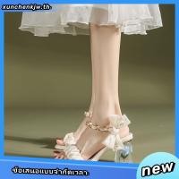 ราคา บล็อกส้น2 9เปิดนิ้วเท้าปากปลานางฟ้าน้ําหนักเบารองเท้าส้นสูงหญิงสาวรองเท้าแตะ2025เด็กใหญ่เจ้าหญิง (27485137953)