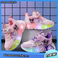 ราคา SUGE รองเท้าผ้าใบลําลองคูโลมิ มไฟ น้ําหนักเบา ลายการ์ตูน แฟชั่นสําหรับเด็กผู้หญิง (26113454231)