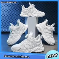 ราคา ใหม่ รองเท้าผ้าใบแพลตฟอร์มลําลอง ผ้าตาข่าย หนัง สีขาว ขนาดเล็ก แฟชั่น สําหรับเด็กนักเรียนผู้ชาย ผู้หญิง เดินเบา (27173100354)