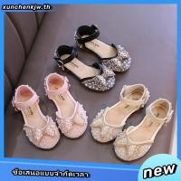 ราคา Suge ใหม่รองเท้าแตะสาวน่ารักโบว์เพิร์ลเลื่อมเด็กรองเท้าเจ้าหญิงรองเท้าส้นสูงเด็กเต้นรํา (27371813502)