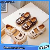 ราคา รองเท้าหนัง พื้นนิ่ม พื้นแบน ประดับโบว์ กันลื่น สไตล์เกาหลีวินเทจ สําหรับเด็กผู้หญิง อายุ 2 12 ปี (27662001441)