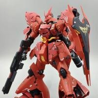 ราคา Sh ทั้งร้านค้าจัดส่งฟรี RG1 144 Sazabi ในประเทศประกอบเคลื่อนย้ายได้ของเล่น Mecha Warrior 11 28 (50652171798)