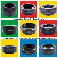 ราคา อะเดปเตอร์แปลง Fudnis for sony E mount Nex Camera for M42 FD PK AI MD CY T2 L39 FAX Eos PB LR LM OM (11376364192)