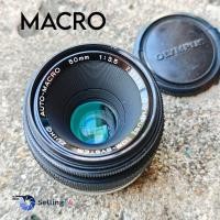 ราคา เลนส์มาโคร Olympus Zuiko Auto Macro 50mm f 3 5 OM System Mount OM Excellent 90 (43075176251)