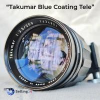 ราคา เลนส์มือหมุน Takumar 200mm f3 5 Telephoto Mount M42 Present blade 18 Blue Coating (28991873828)