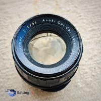 ราคา เลนส์มือหมุน Super Takumar 55mm f2 16 Yellow Mount M42 Excellent 70 (29693506998)