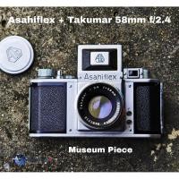 ราคา กล้องฟิล์ม Asahiflex Film Camera Asahi kogaku Takumar 58mm f2 4 22 Lens Mout M37 Vintage Collectible First SLR (28191141198)