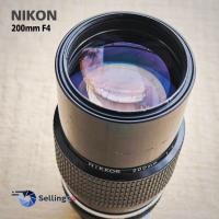 ราคา เลนส์ Nikon Nikkor 200mm f 4 Mount Non AI Manual Focus Telephoto Prime (45502056465)