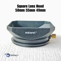 ราคา NEWYI Square Lens Hood ฮูดเลนส์โลหะ ทรงสี่เหลี่ยม ขนาด 58mm 52mm 49mm (43765224700)