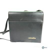 ราคา กระเป๋ากล้อง Minolta Black Leather Camera Case Camera Bag Case ขนาดภายนอก 23 x 22 x 12 ซม (22459250447)