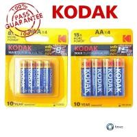 ราคา ถ่าน KODAK MAX SUPER ALKALINE AA AAA battery 4 ก้อน แพค (29363610302)