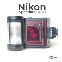 ราคา แฟลช Nikon Speedlight SB20 Shoe Mount Flash (27606535546)