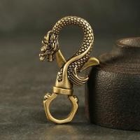 ราคา วินเทจทองแดงมังกรเครื่องประดับขนาดเล็กย้อนยุคทองเหลืองสัตว์รถพวงกุญแจงานฝีมือตกแต่ง (44602133271)