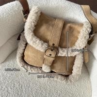 ราคา กระเป๋าสะพายข้างหนังแกะปลอมดีไซน์คลาสสิก สไตล์ย้อนยุคสีน้ำตาลอ่อน มีแม่เหล็กปิด สำหรับผู้หญิง (55150082618)