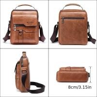 ราคา ใหม่ธุรกิจสันทนาการร่วมกระเป๋าเป้สะพายหลังไหล่กระเป๋า ผู้สื่อสาร ผู้ชายแบบพกพาแนวตั้งความจุขนาดใหญ่แฟชั่นกระเป๋าหนัง (25847550616)