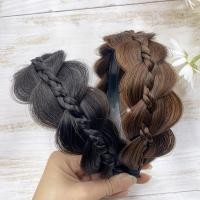 ราคา สังเคราะห์ก้างปลาถักเปียวิกผมคาดศีรษะบิดถักเปียผมห่วงอุปกรณ์ผมลื่นสังเคราะห์คาดศีรษะวิกผมสำหรับผู้หญิงสาว (26670880787)