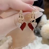 ราคา 1คู่ที่ไม่ซ้ำกัน Heart dangle ต่างหู Sparkling Design Simple unique STUD ต่างหูเครื่องประดับเหมาะสำหรับทุกวันโอกาสของขวัญวันวาเลนไทน์ Casual dating PARTY อุปกรณ์เสริม (25192494291)