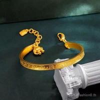ราคา สร้อยข้อมือช้างขนาดเล็กพ่นทอง สัญลักษณ์แห่งความโชคดี (43968336323)