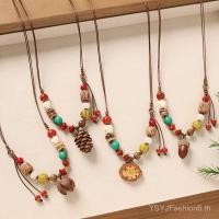 ราคา สร้อยคอนาฬิกาผลไม้ทอมือ ดีไซน์ศิลปะชาติพันธุ์จีน (40562551411)