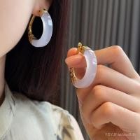 ราคา ต่างหูหยกจำลองสไตล์จีนย้อนยุค (43470766583)