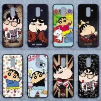 ราคา เคส Samsung A6 plus 2018 J8 2018 ใช้เคสเดียวกัน ลายชินจัง ขอบนิ่มหลังแข็ง เคสมือถือ เคสโทรศัพท์ Case (8811999646)