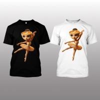 ราคา เสื้อลาย Ballerina Cappuccina ผ้า COTTON แท้ 100 จัดส่งเร็ว (56251175209)