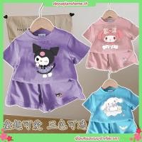 ราคา 90 140 ขนาดฤดูร้อนสไตล์ใหม่ชายหญิงทารกแนวโน้มแฟชั่นน่ารักการ์ตูน คุโรมิ ทํานอง อบเชยสุนัขแนวโน้ม ชุดเด็กผู้หญิง1ขวบ 2ขวบ 3ขวบ 4ขวบ 5ขวบ 6ขวบ (44206795292)