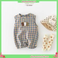 ราคา ชุดจั๊มสูทรอมเปอร์ แขนกุด ลายหมี และลายสก๊อต แฟชั่นฤดูร้อน สําหรับเด็กทารกแรกเกิด อายุ 0 18 เดือน (29575496703)