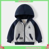 ราคา เสื้อแจ็กเก็ตกันหนาว คาร์ดิแกน มีฮู้ด มีซิป แบบหนา แฟชั่นฤดูใบไม้ร่วง สําหรับเด็กผู้ชาย 1107 (29421994527)