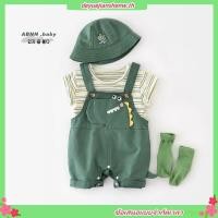 ราคา บอดี้สูทเด็กฤดูร้อนแขนสั้นเหมาะสมกับชายหญิงไดโนเสาร์พิมพ์ลาย ชุดรอมเปอร์ 0 2ปีเสื้อผ้าเด็ก ชุด (25892756193)