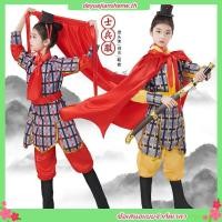 ราคา ทหารละครทั่วไปผู้ชายผู้หญิงเกราะ มู่หลาน เครื่องแต่งกายประสิทธิภาพ ใช่ ครอบครัวกองทัพโบราณ มานเจียง ฮอง เครื่องแต่งกายประสิทธิภาพ 4 8 เด็ก (41356582930)