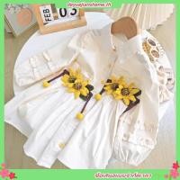 ราคา ชุดเดรสกระโปรง แขนยาว ลายดอกทานตะวันน่ารัก สําหรับเด็กผู้หญิง อายุ 2 8 ปี (40270673448)