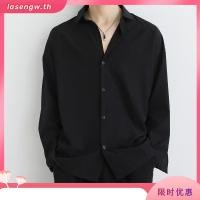 ราคา M 4XL เสื้อเชิ้ตผู้ชาย เสื้อเชิ้ตแขนยาวลำลองผ้าไหมน้ำแข็งแฟชั่นสไตล์เกาหลี (52901373222)