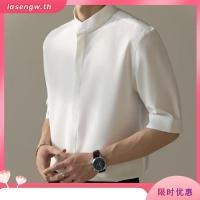 ราคา เสื้อเชิ้ตแขนสั้นลำลอง สีธรรมดา ขนาดใหญ่ พอดีหลวม คอจีน ผ้านิ่มใส่สบาย เสื้อทำงาน สไตล์เกาหลี แฟชั่นฤดูร้อน สําหรับผู้ชาย M 3XL พร้อมส่ง (47752273585)