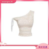 ราคา MALIMAYS Lace Bow Top เสื้อฉลุลูกไม้ ผูกโบว์ข้าง (40826696816)